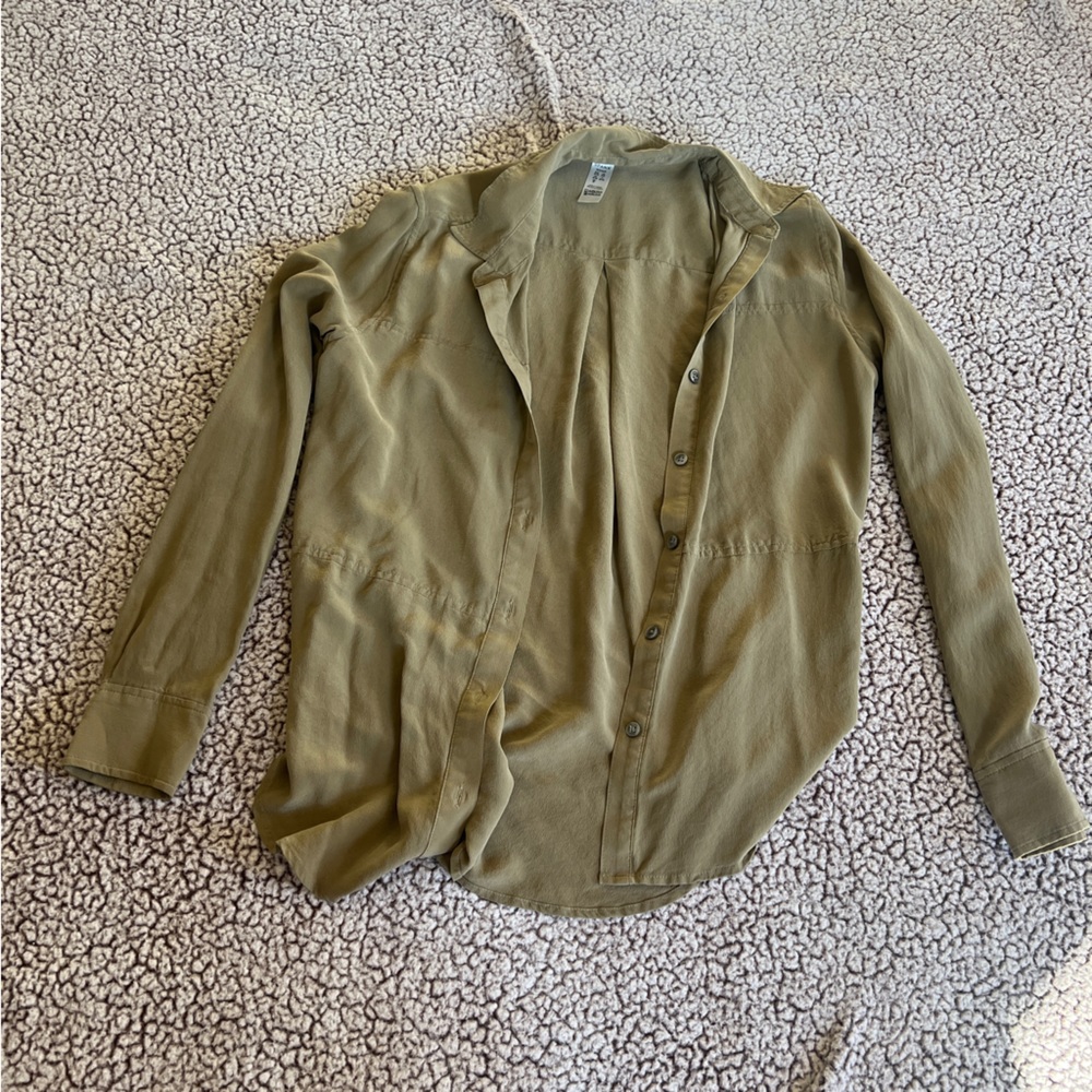 SPANX Low Maintenance Silk Button Down